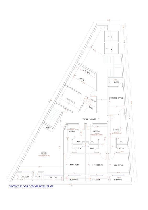 Salaam Heights 2: 2nd Floor plan