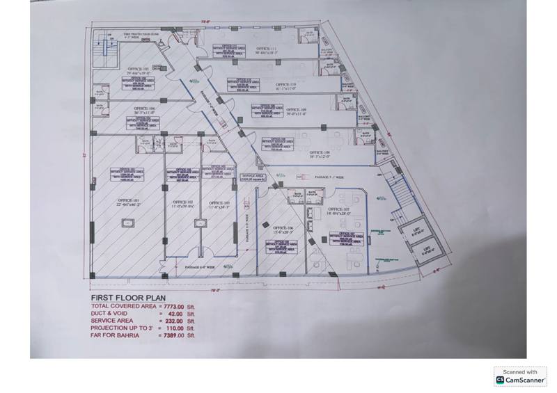 Salaam Heights 3: 1st Floor plan