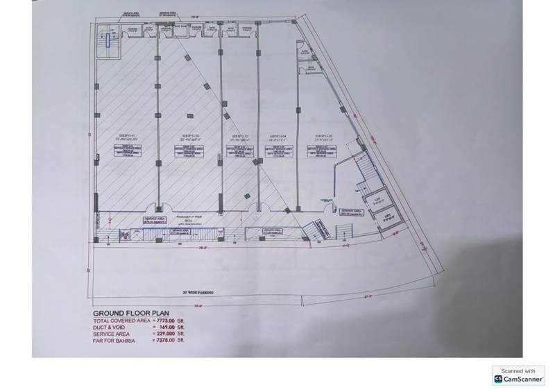Salaam Heights 3: Ground Floor plan