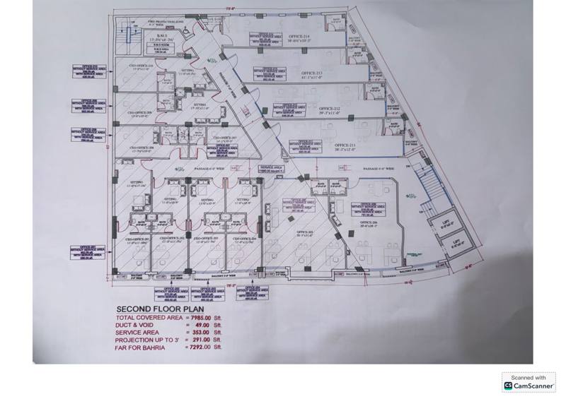 Salaam Heights 3: 2nd Floor plan
